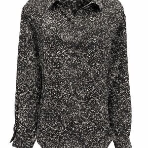 Faith & Zoe Black and White Patterned Shirt